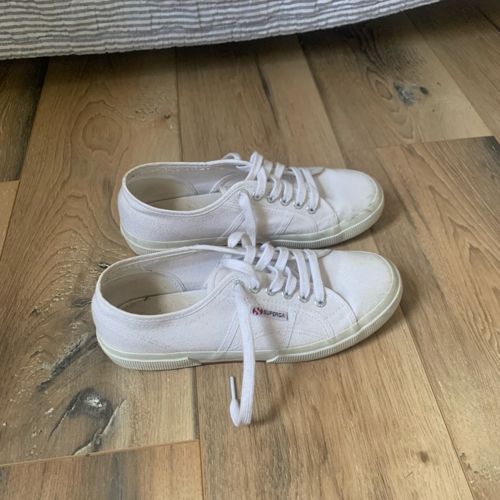Superga Classic White Sneakers